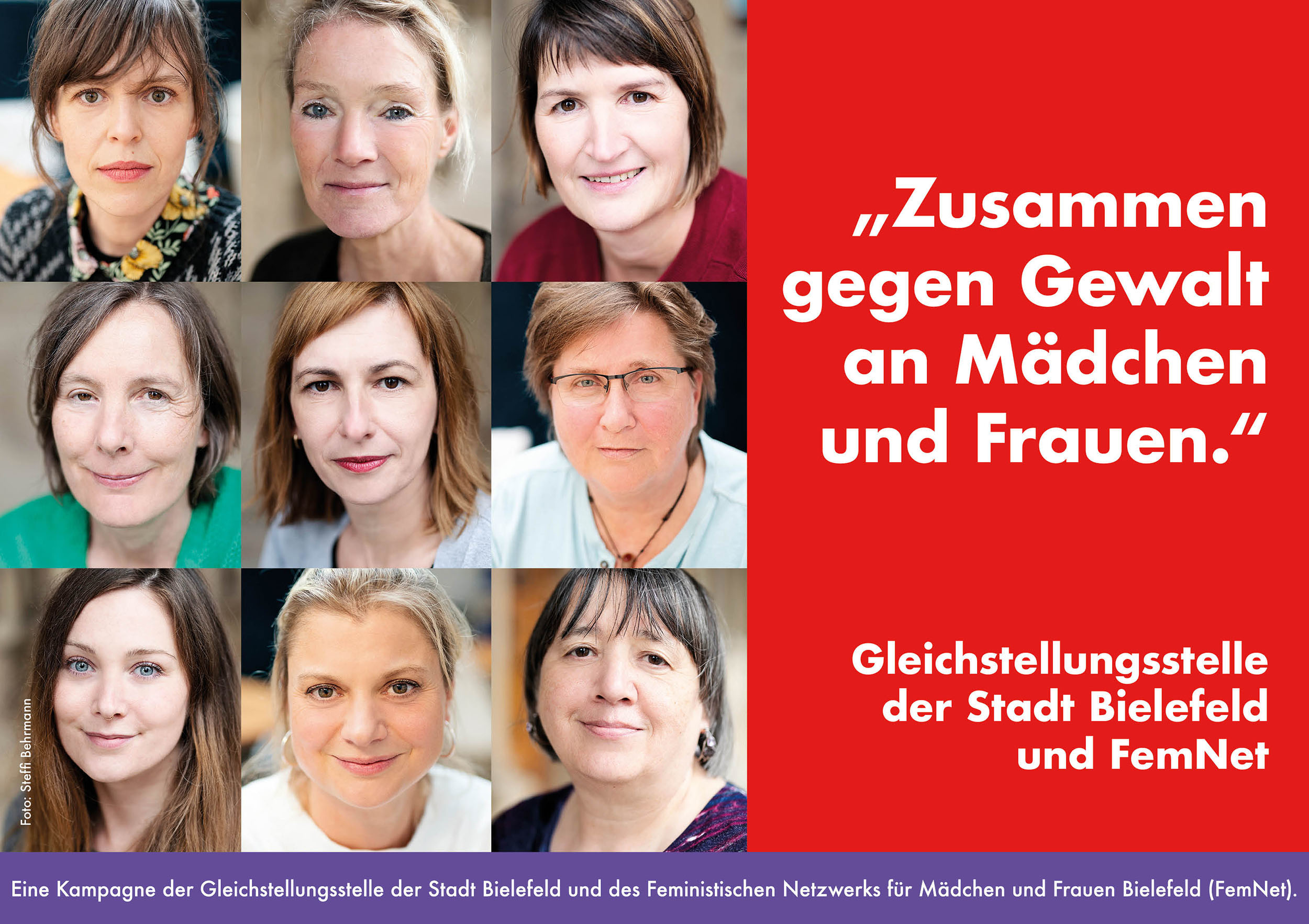 Zusammen gegen Gewalt an Mädchen und Frauen!