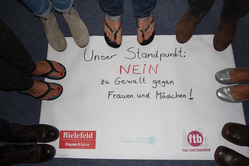 Unser Standpunkt: Nein zu Gewalt gegen Frauen und Mädchen!