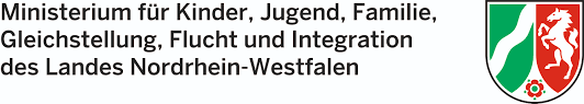 gefördert vom: Ministerium für Kinder, Jugend, Familie, Gleichstellung, Flucht und Integration des Landes Nordrhein-Westfalen
